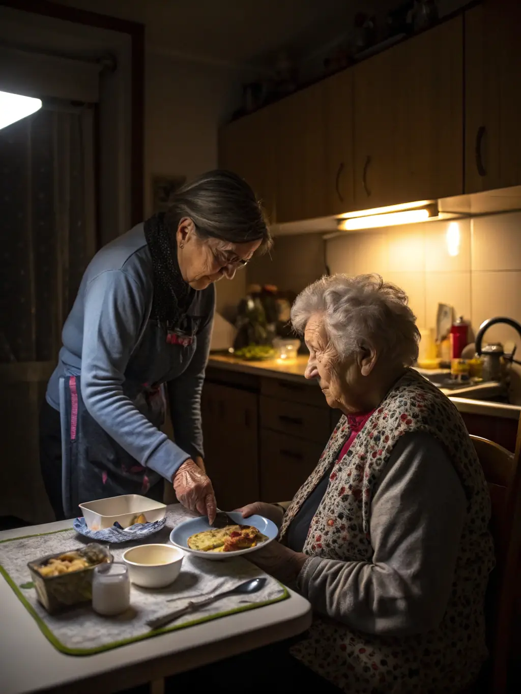 An image depicting a support worker assisting an individual with a disability in a daily living activity, showcasing personalized care and support.